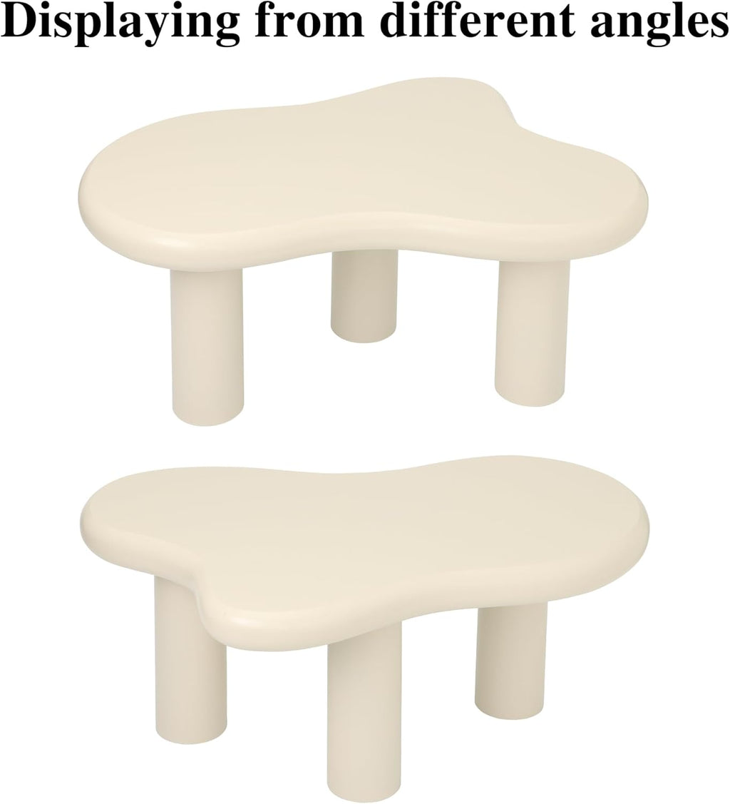 Cloud Coffee Table, Modern 3-Leg Accent Table for Living Room