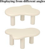Cloud Coffee Table, Modern 3-Leg Accent Table for Living Room