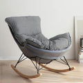 Modern Light Luxury Rocking Chair, Leisure Rocker for Balcony & Living Room