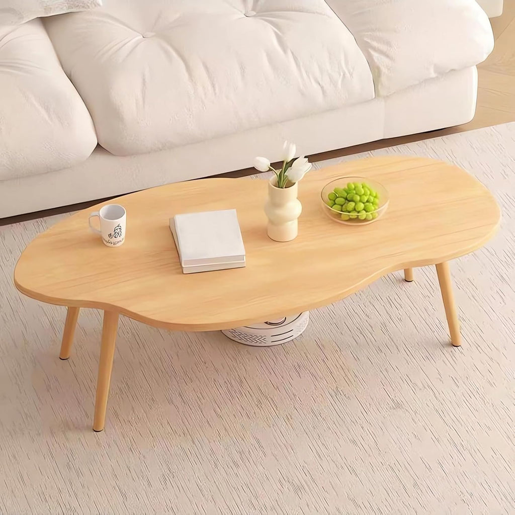 Modern Coffee Table, Wooden Legs, Living Room Furniture (Wood)