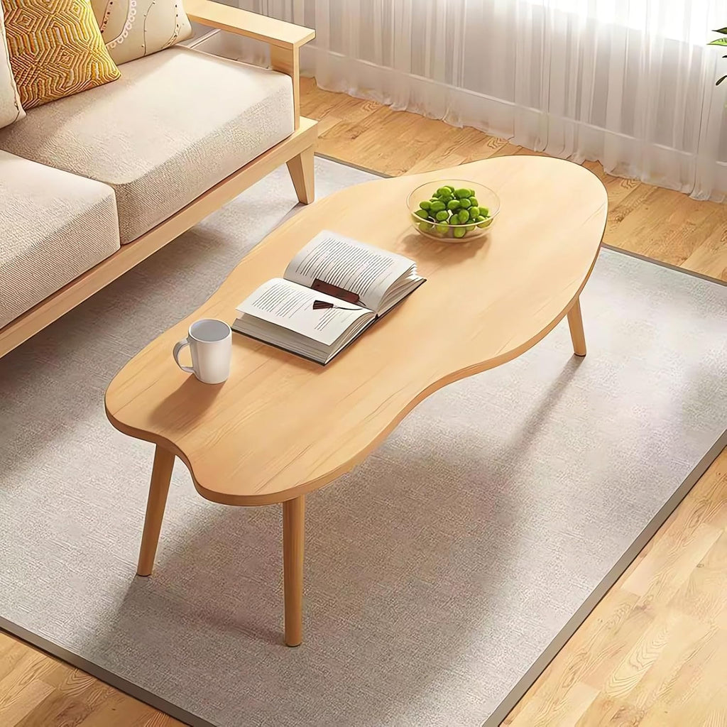 Modern Coffee Table, Wooden Legs, Living Room Furniture (Wood)