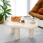 Cloud Coffee Table, Modern 3-Leg Accent Table for Living Room
