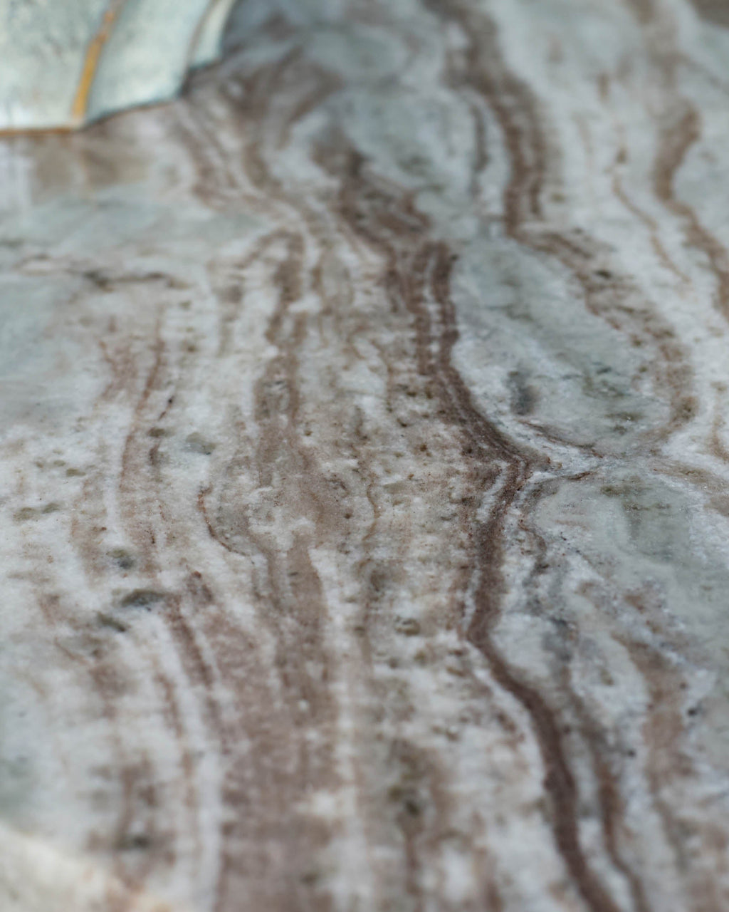 Toronto Marble Dark Wood Console Table for Hallway Living Room
