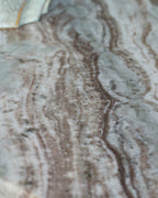 Toronto Marble Dark Wood Console Table for Hallway Living Room