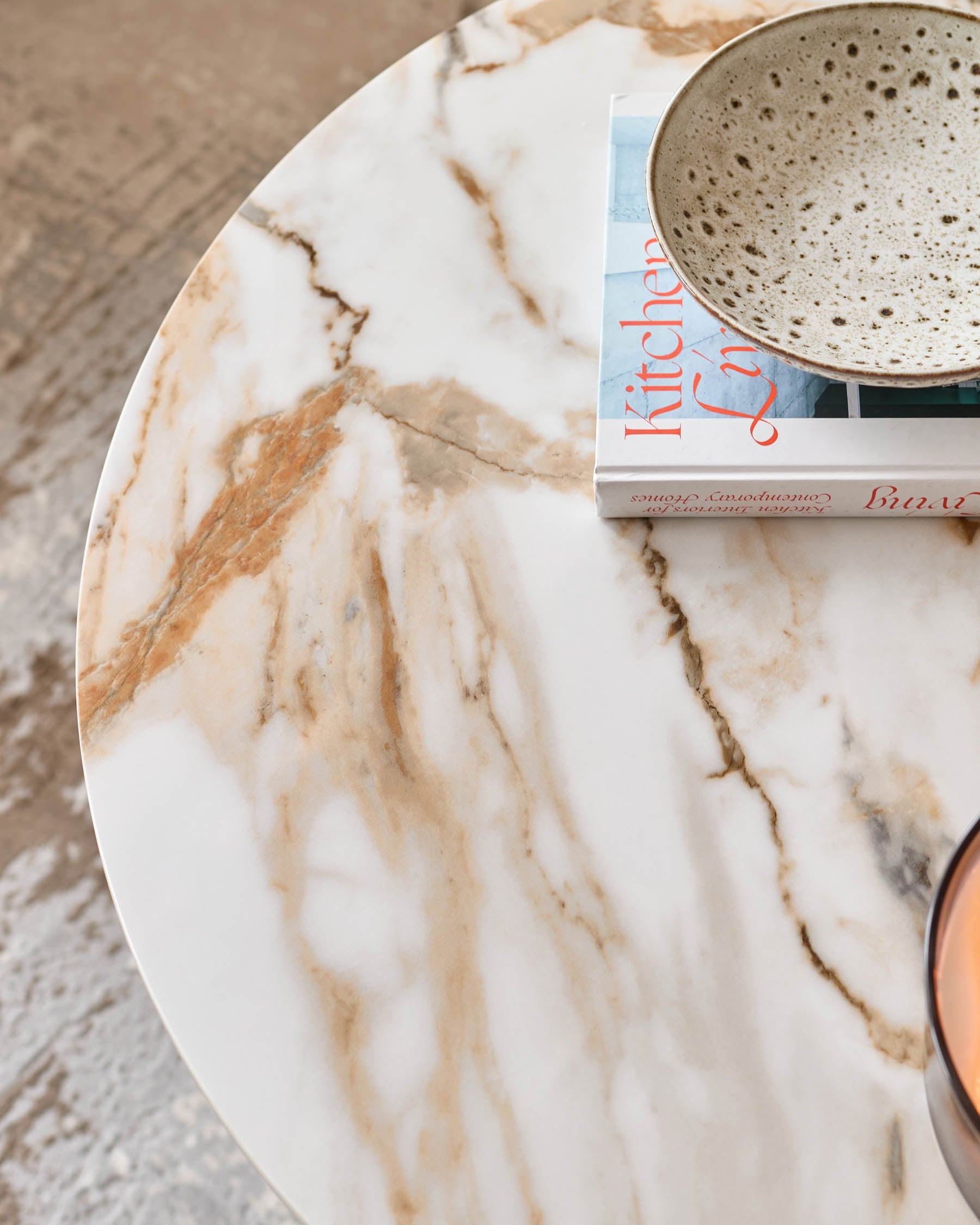 Ceramic Coffee Table And Austin Ceramic Side Table Set
