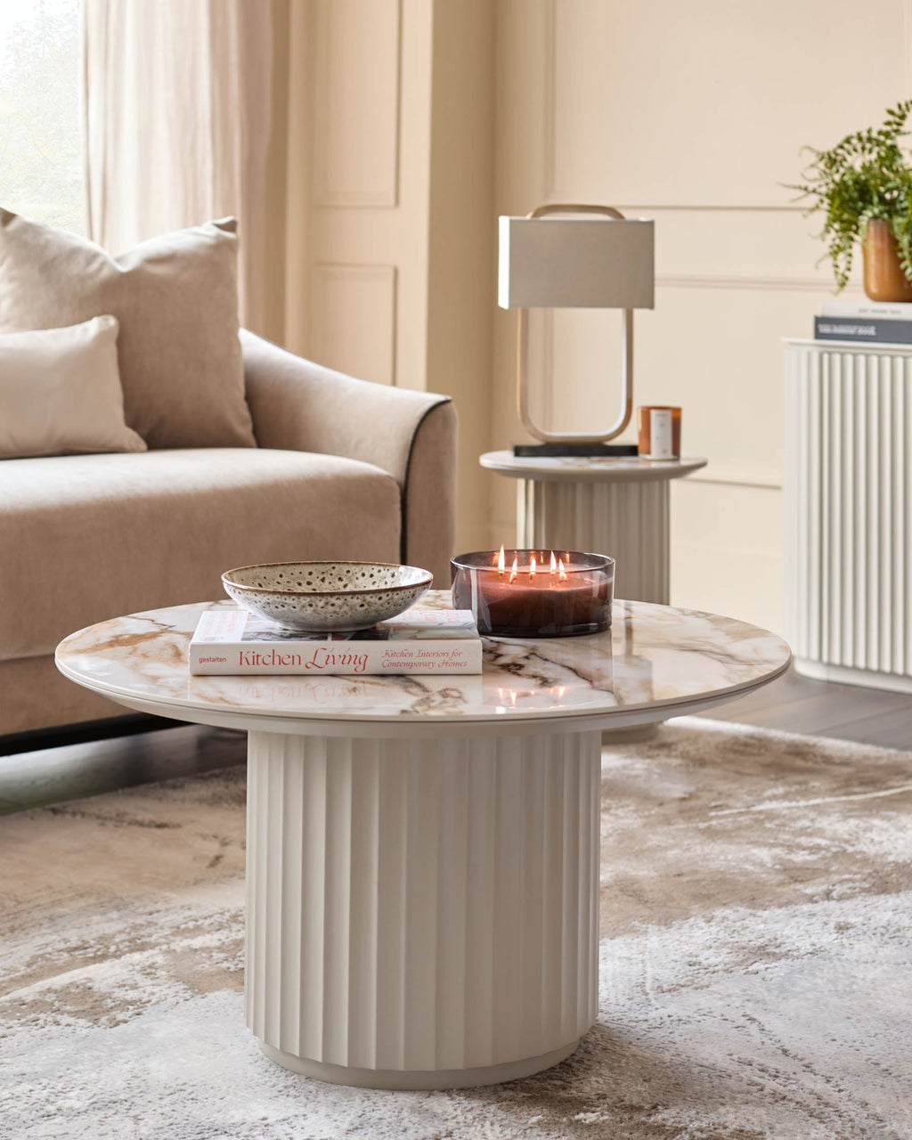 ceramic coffee table for Modern Living Room Spaces