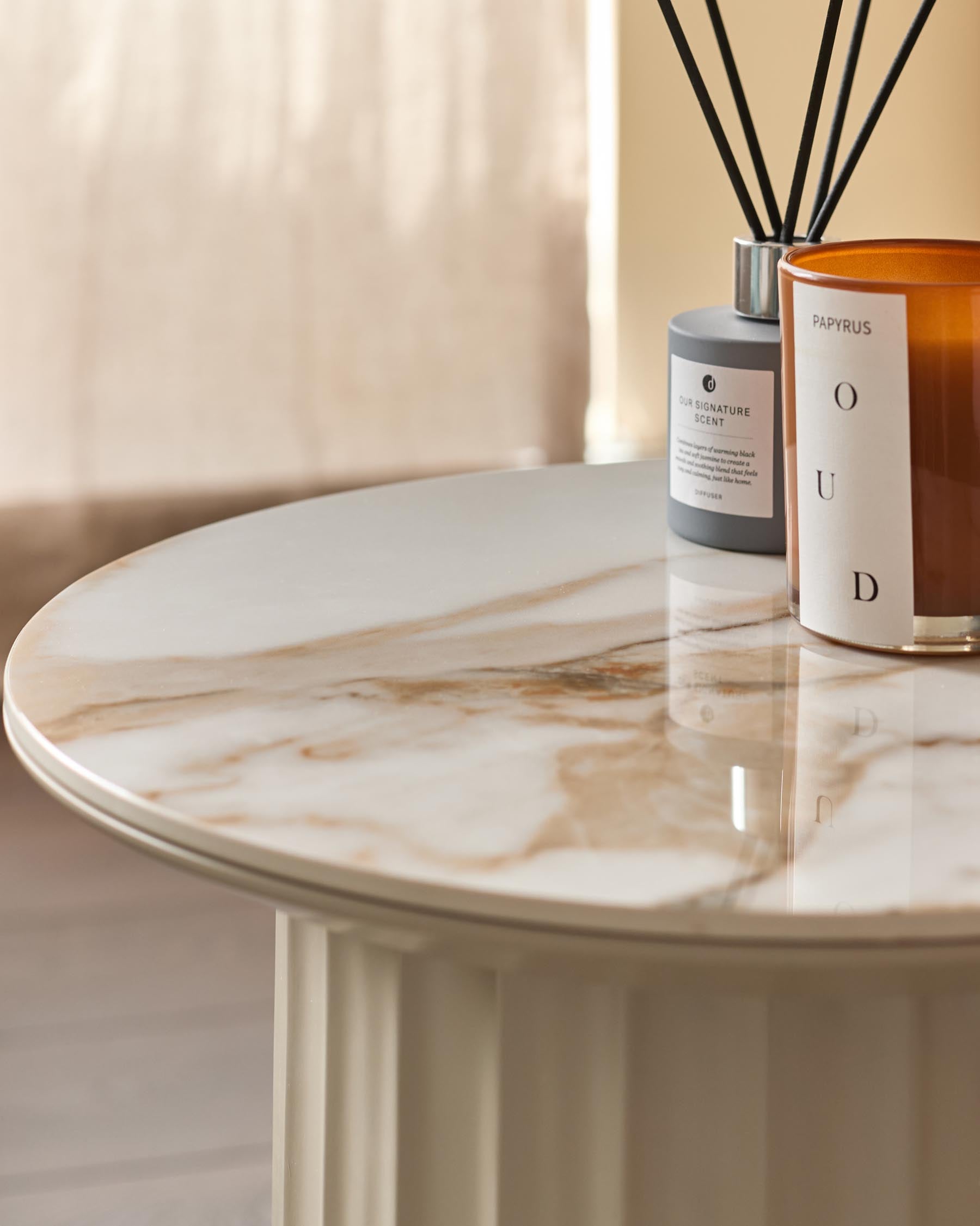 Ceramic Coffee Table And Austin Ceramic Side Table Set