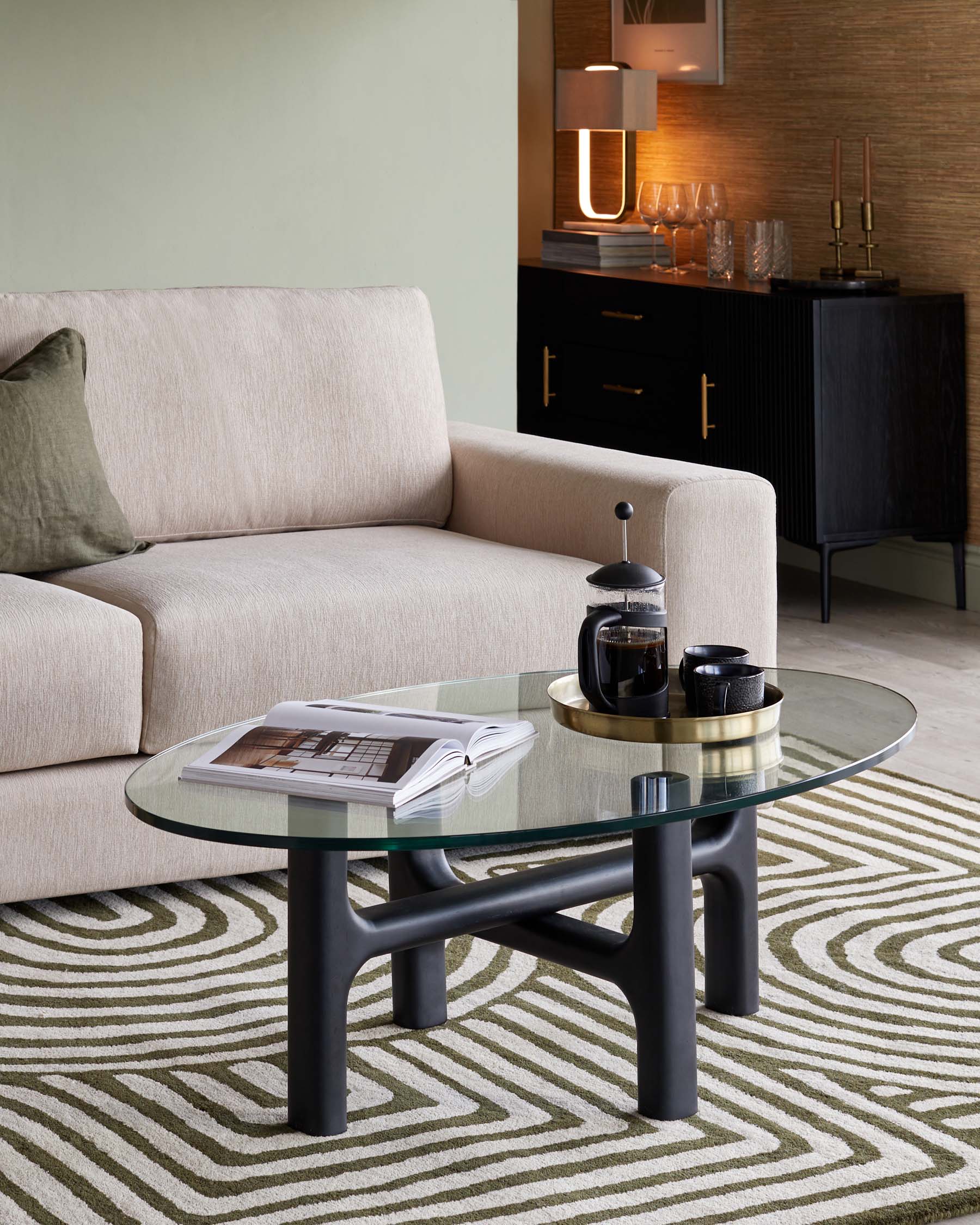 Glass Coffee Table for Modern Living Rooms