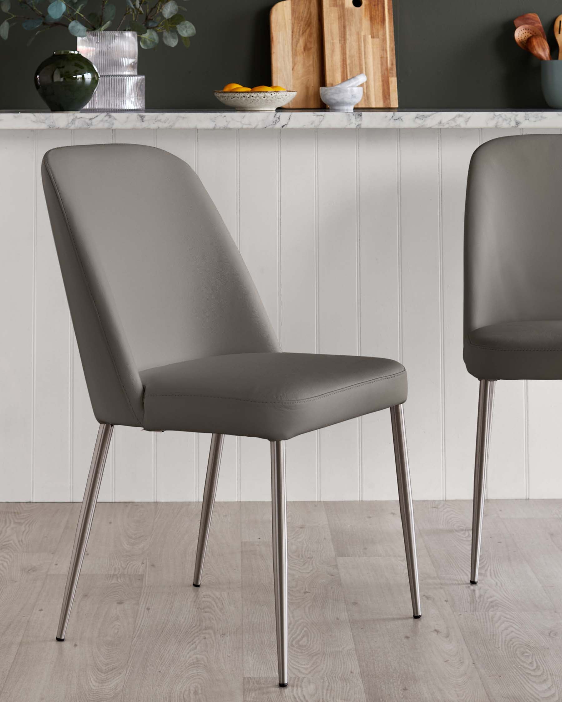 Deco Leather Dining Chair
