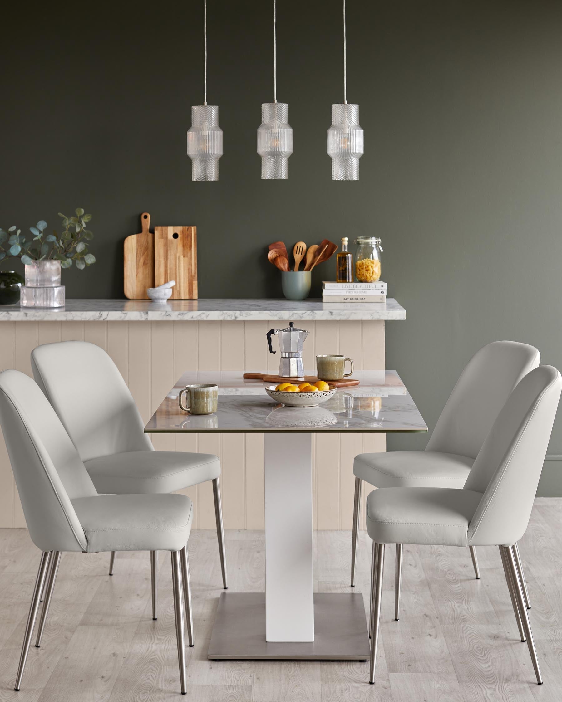 Deco Leather Dining Chair