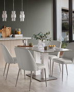 Deco Leather Dining Chair