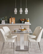 Deco Leather Dining Chair