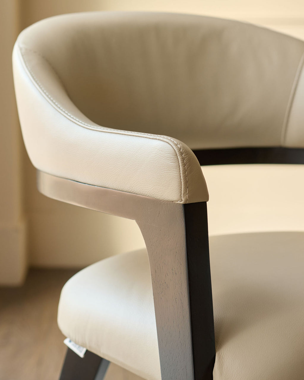 Natural leather dining chair for Modern Homes