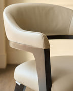 Natural leather dining chair for Modern Homes