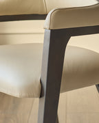 Natural leather dining chair for Modern Homes