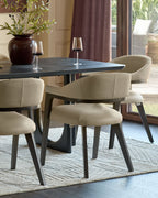 Natural leather dining chair for Modern Homes