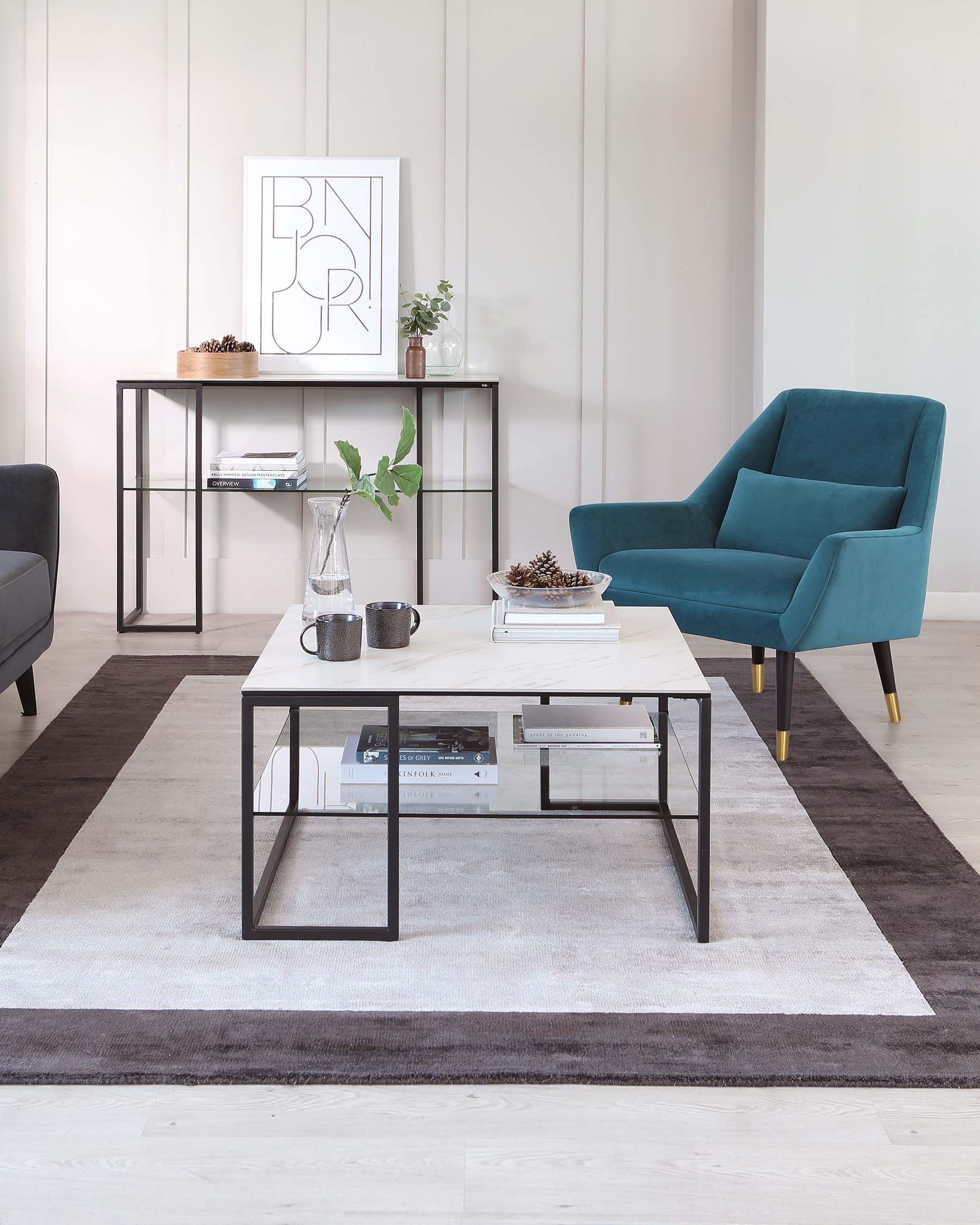 ceramic coffee table for Modern Living Room Spaces