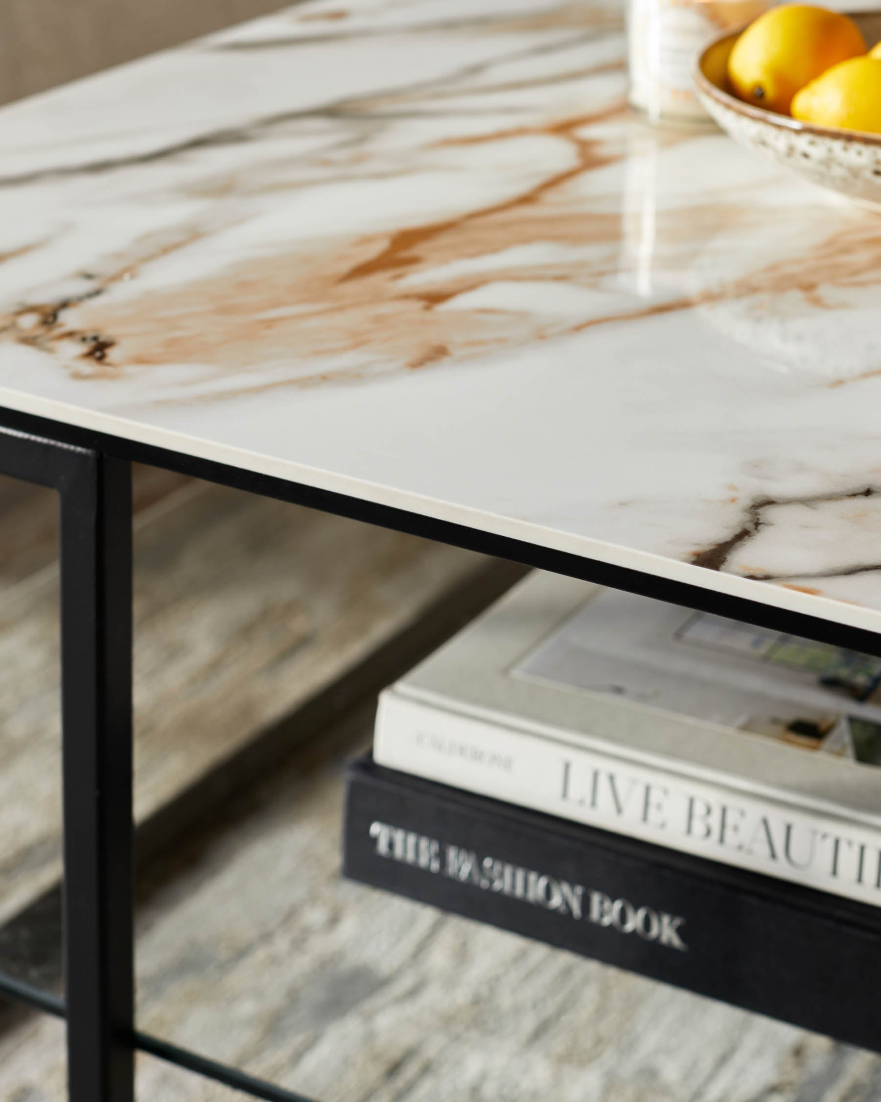 ceramic coffee table for Modern Living Room Spaces