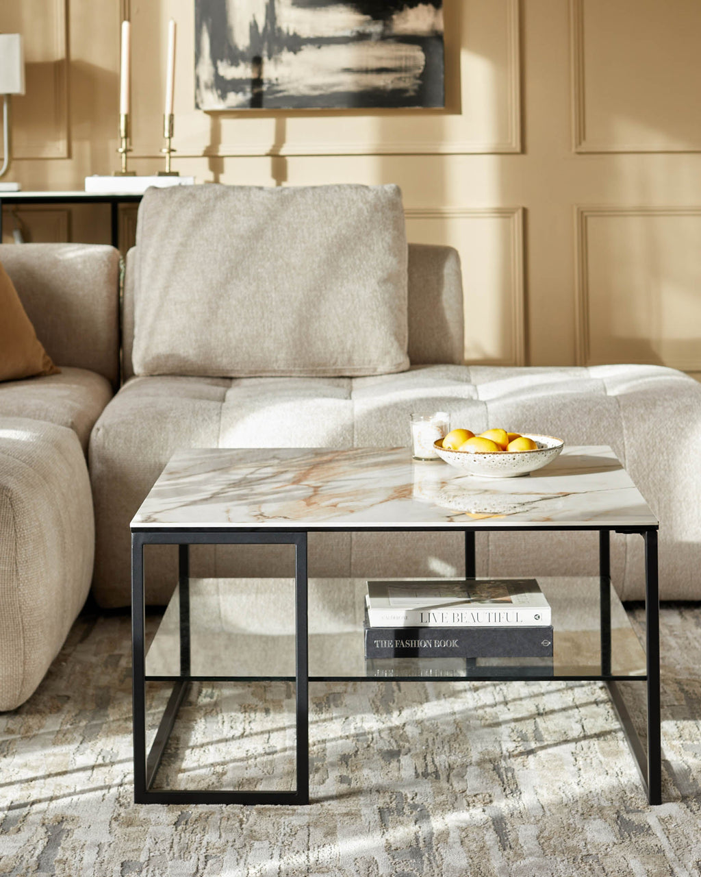 ceramic coffee table for Modern Living Room Spaces
