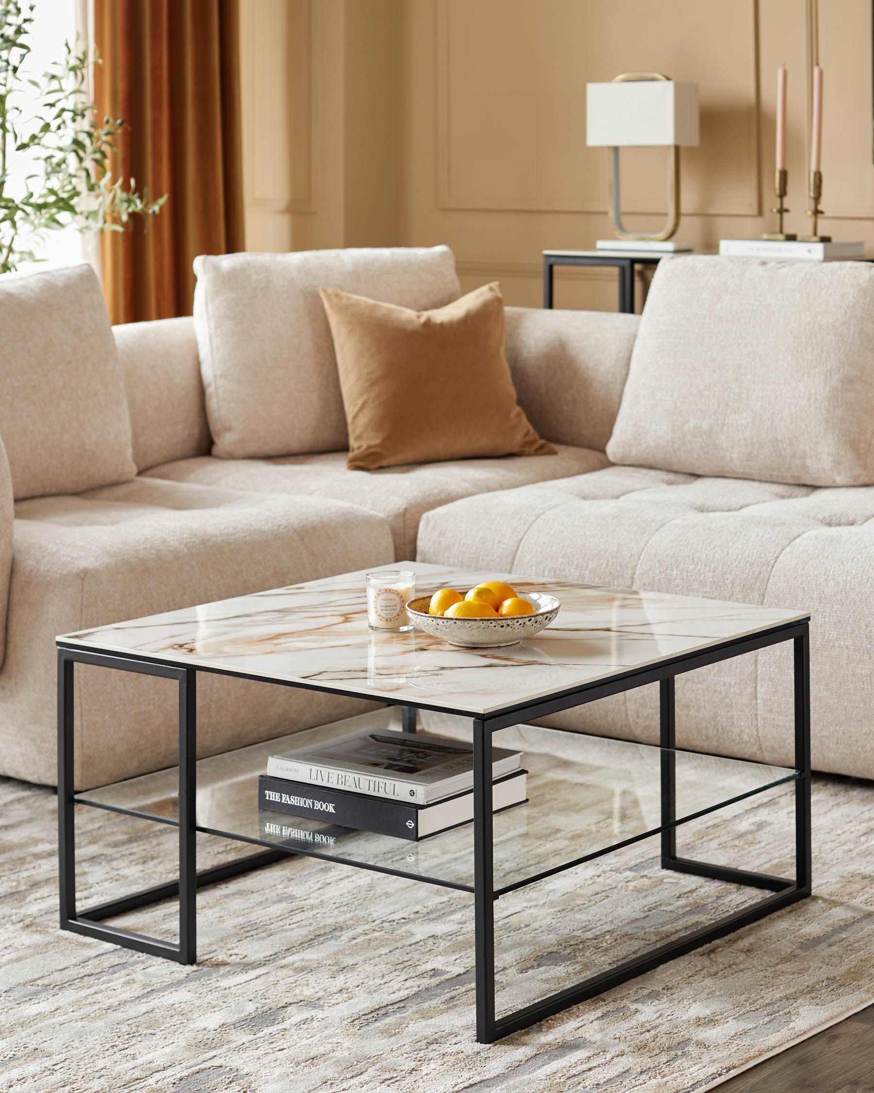 ceramic coffee table for Modern Living Room Spaces