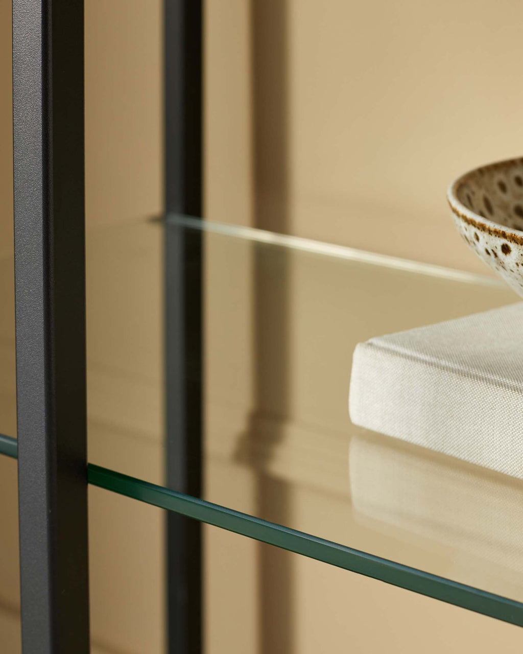 Natural Ceramic Small Console Table for Hallway Living Room Entryway