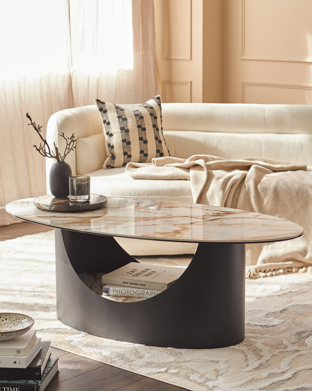 ceramic coffee table for Modern Living Room Spaces