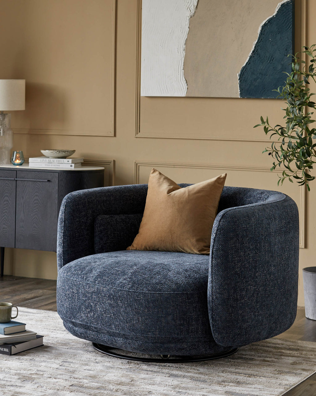 Swivel Love Seat for Modern Living Spaces