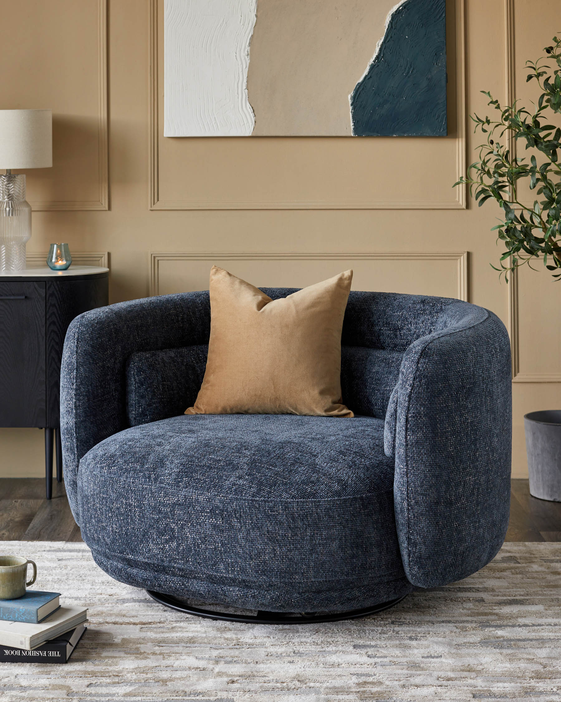 Swivel Love Seat for Modern Living Spaces