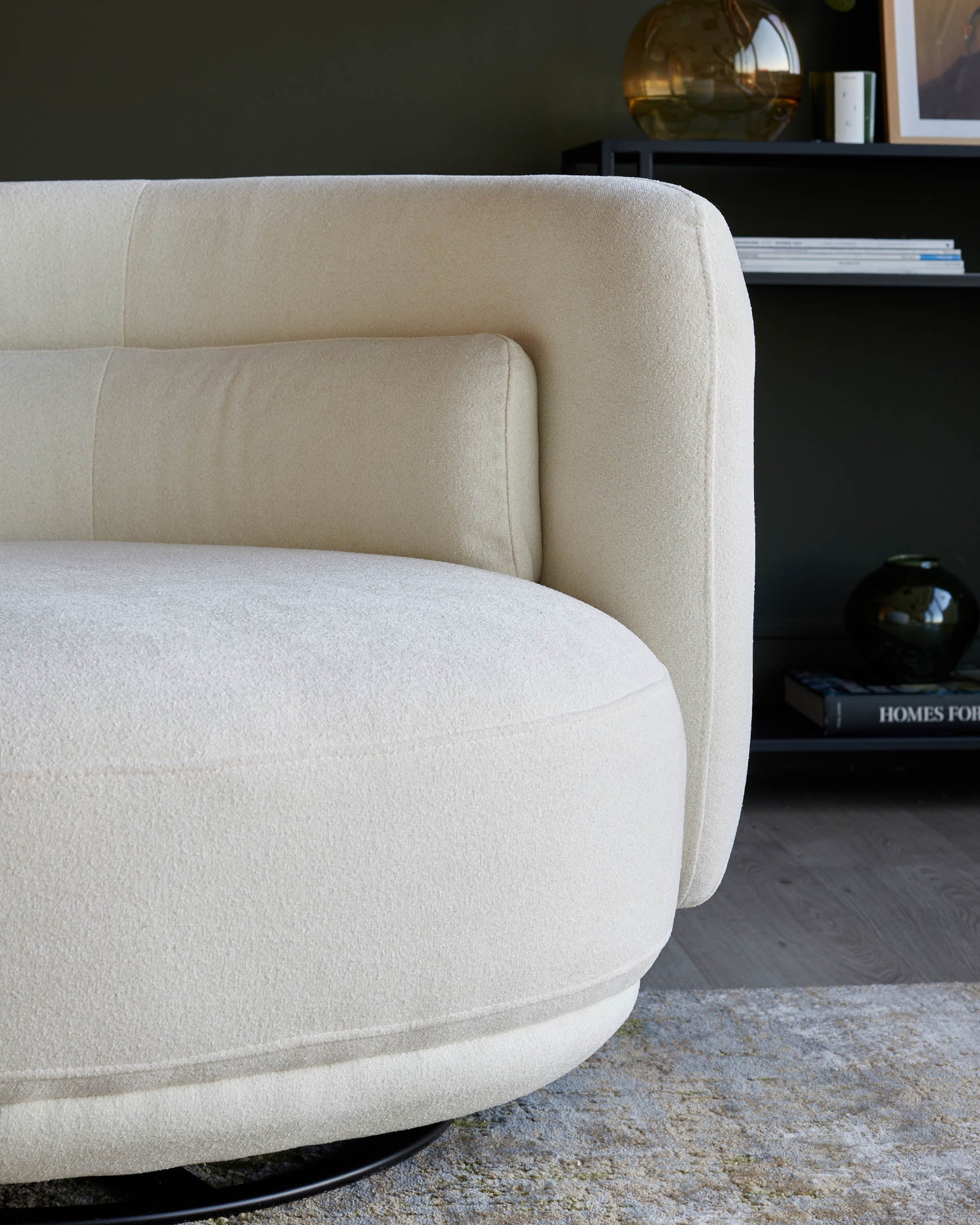 Swivel Love Seat for Modern Living Spaces