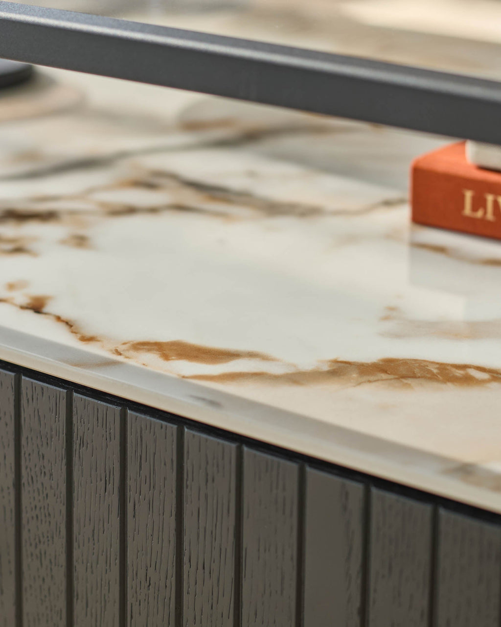 Kai glass and ceramic coffee table for Modern Living Spaces