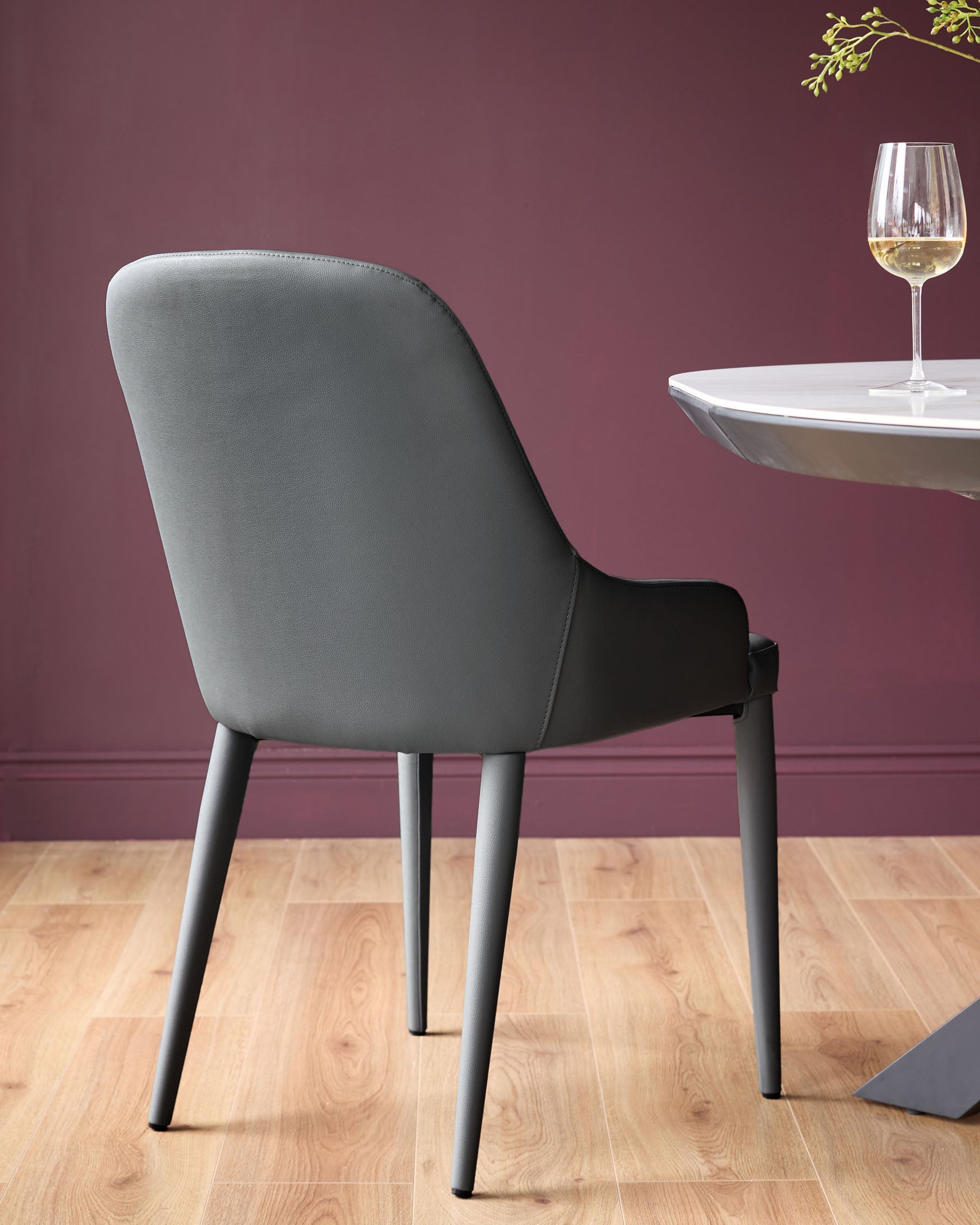 Faux Leather Dining Chair