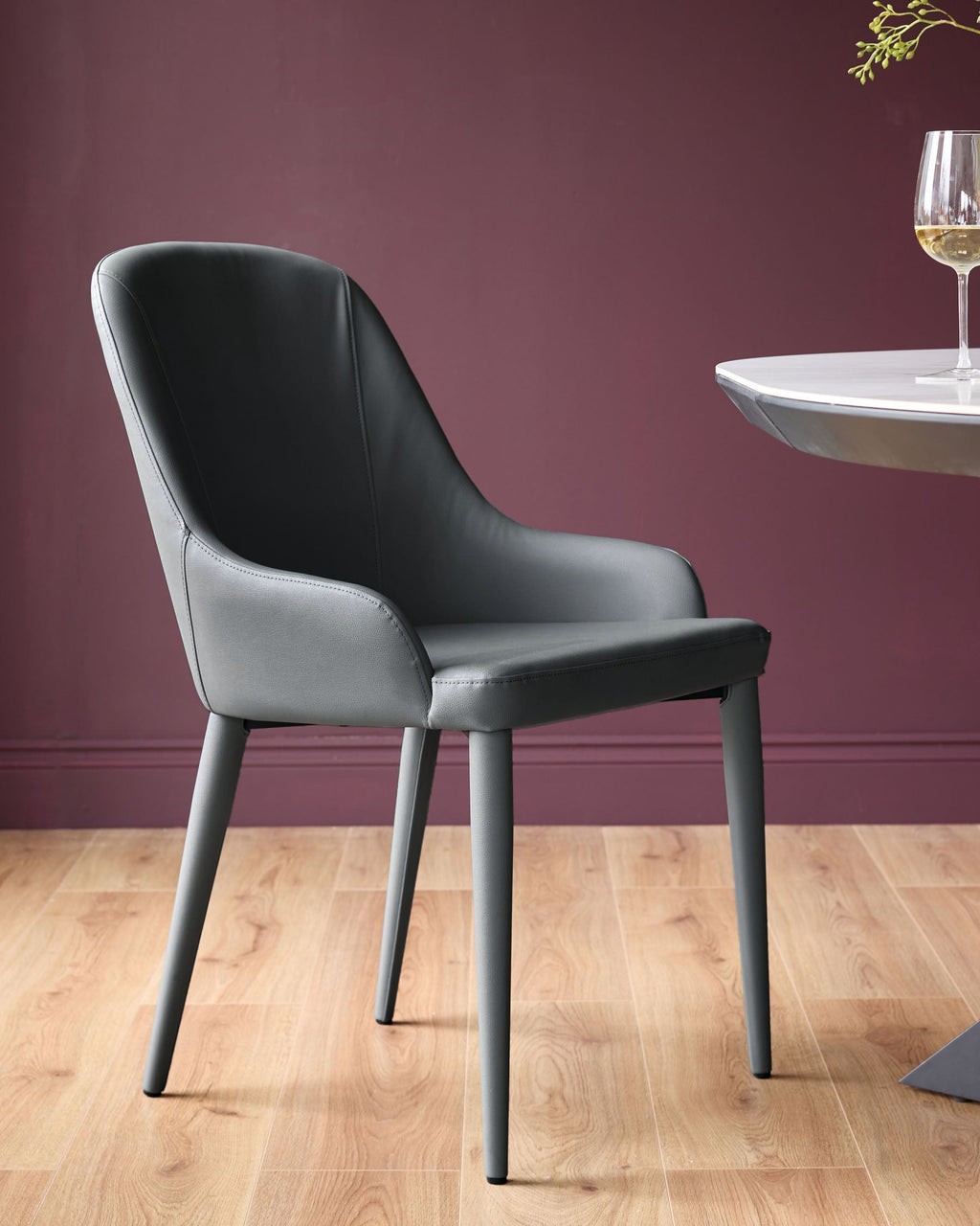 Faux Leather Dining Chair