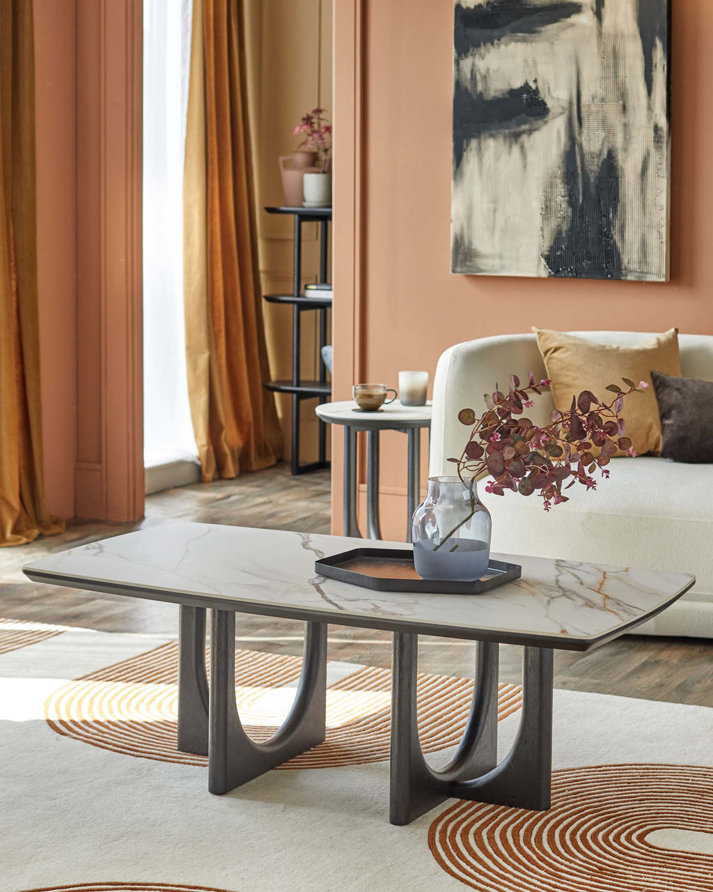 Ceramic Coffee Table for Modern Living Rooms